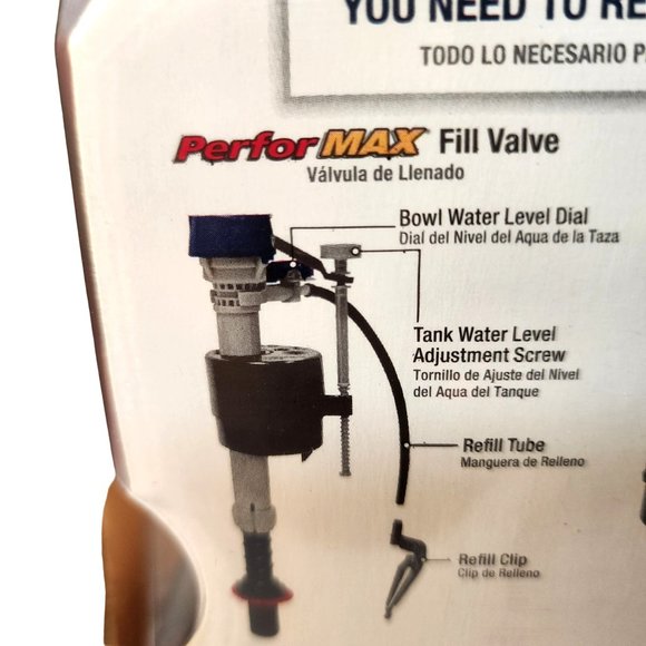 Fluidmaster Universal The Everything Tank/Toilet Repair Kit With Tools Included - Picture 8 of 16